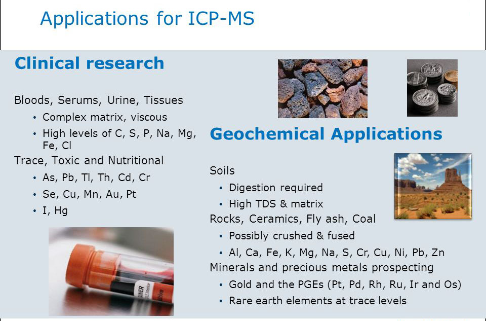 کاربرد دستگاه icp/ms